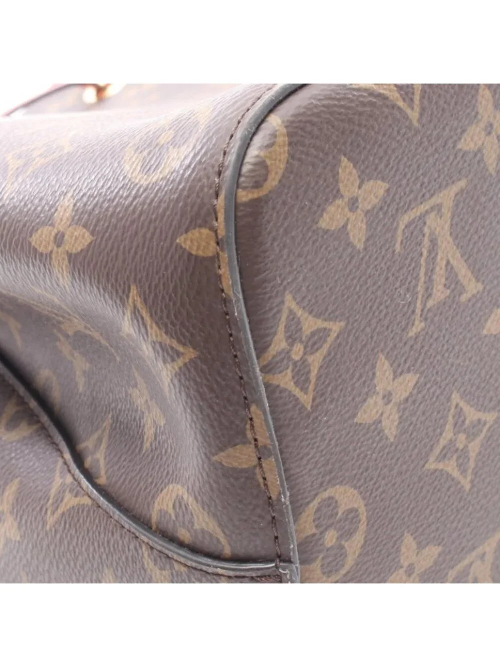 Louis Vuitton Shoulder Bag Neo Noe Coquelicot Canvas Leather